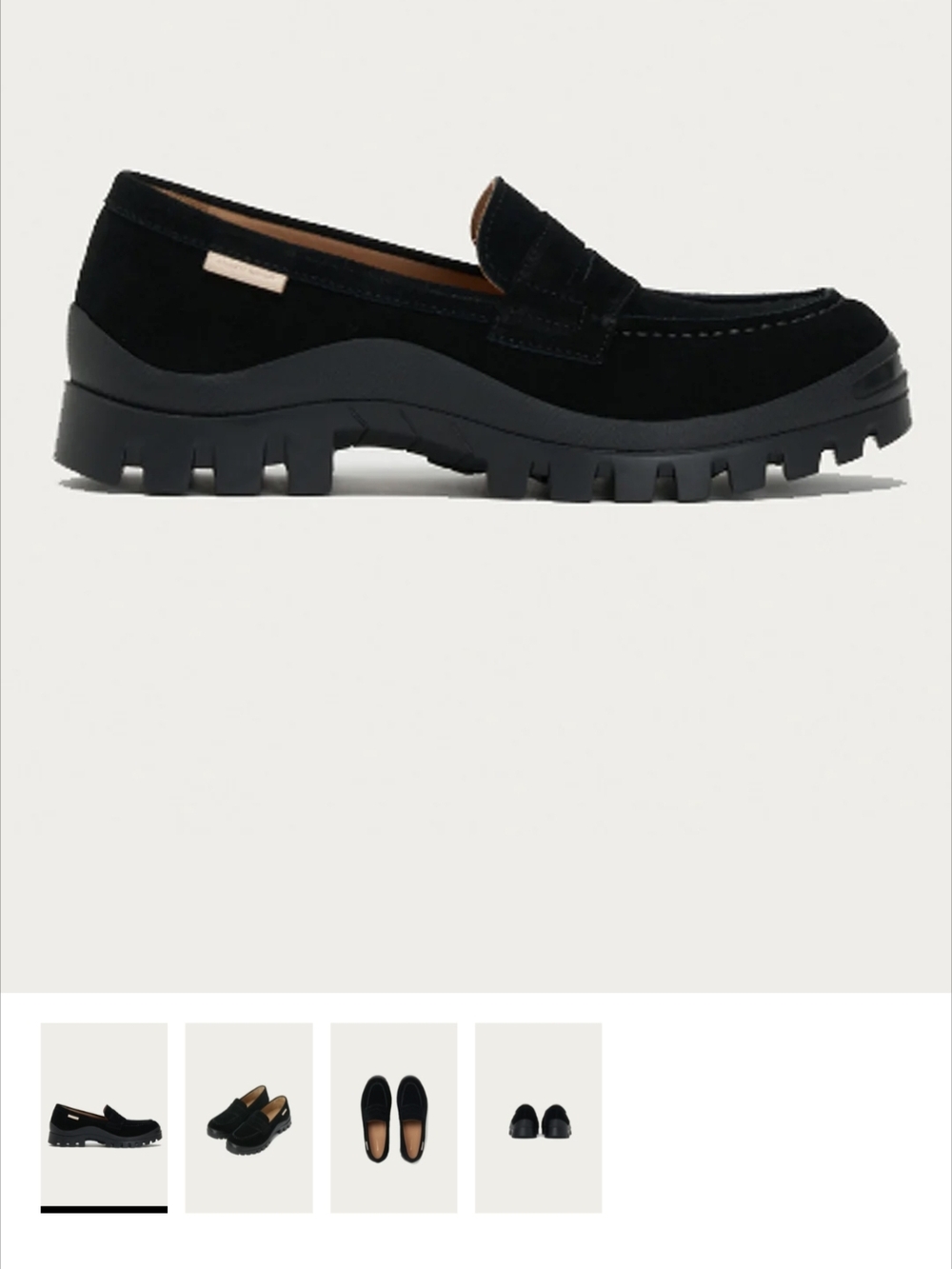 Hender Scheme Men's Black Suede Loafers